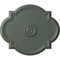 Ekena Millwork Waltz Ceiling Medallion (Fits Canopies up to 5 1/4"), 24"W x 20 1/2"H x 1 1/8"P, Cloud Burst Crackle CM24WACBC - alternate 1